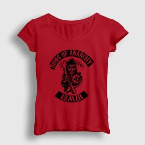 Kadın Kırmızı Izmir Sons Of Anarchy T-Shirt