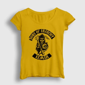 Kadın Sarı Izmir Sons Of Anarchy T-Shirt