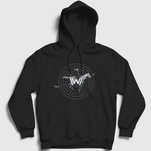 Unisex Siyah Rider Westworld Kapüşonlu Sweatshirt