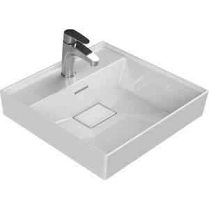 Cerastyle Turkuaz Sharp Etajerli Lavabo 48*48  cm