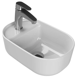 Seramik Cerastyle Turkuaz Seramik Aqua Tezgah Üstü Lavabo 42*28
