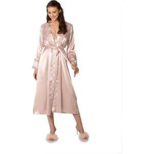 Pierre Cardin 6'lı 6960 Pudra Uzun Gecelik - Sabahlık Takımı
