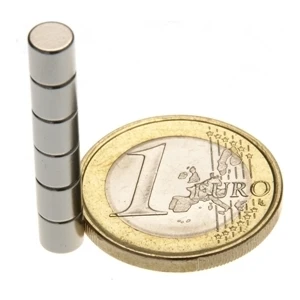 TR Magnet 5 x 5 mm Çap: 5 Mm, Kalınlık : 5 mm Yuvarlak Neodyum Mıknatıs