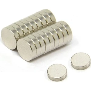 TR Magnet 8 x 2 mm Çap: 8 Mm, Kalınlık : 2 mm Yuvarlak Neodyum Mıknatıs