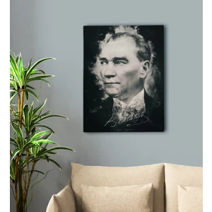 Gift Atatürk Tasarımlı Kanvas Tablo-39 50X70CM