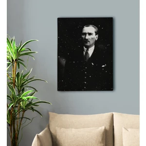 Gift Atatürk Tasarımlı Kanvas Tablo-40 50X70CM