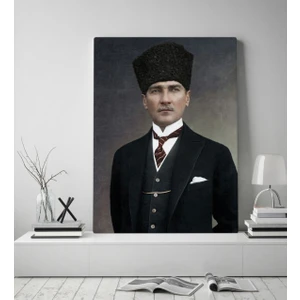 Gift Atatürk Tasarımlı Kanvas Tablo-29 70X100CM