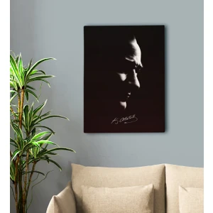 Gift Atatürk Tasarımlı Kanvas Tablo-26 50X70CM