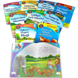 Çocuk Gezegeni 1. Sınıf Ölçme ve Değerlendirmeli Okuma Seti - 10 Kitap