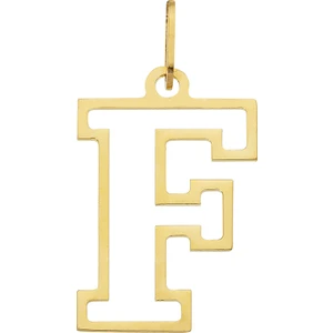 Gençtaş Kuyumculuk 14 Ayar Altın F Harfi Kadın Kolye Ucu