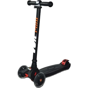 218 Işıklı 3 Teker Scooter Siyah