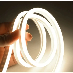 Neon Şerit LED 220 Volt Esnek Silikonlu Aydınlatma Fiş Dahil