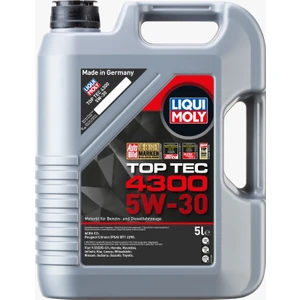 Liqui Moly Top Tec 4300 Motor Yağı 5Lt 2018 Üretim 2324