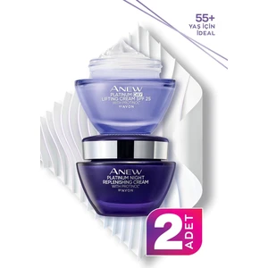Anew Platinum Gündüz Kremi SPF25 50 ml + Anew Platinum Gece Kremi 50 ml Seti