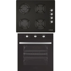 Emirgan 2'li Siyah Ankastre Set (GLS640S-MFA614S)