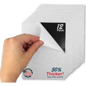 Dünya Magnet 12 Adet Kendinden Yapışkanlı Fotoğraf Magneti, 10CM X15CM Levha Foto Magnet Mıknatıs