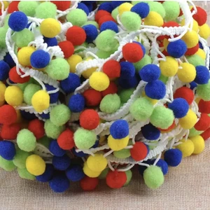 Ozan Tuhafiye Şerit Ponpon Renkli 20 Yarda