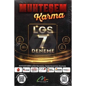 Muhteşem Yayınları Muhteşem Karma Lgs 7 Farklı Yayın 7 Farklı Deneme 2021 Model