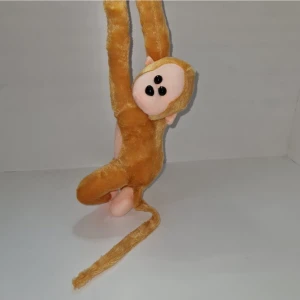 Peluş Sarılan Maymun Sesli 70CM Sarı Peluş Oyuncak