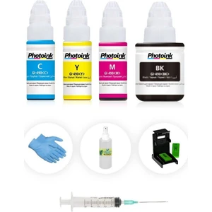 Star Film Canon E404/E414/E474/E484  Photoink Plus Siyah ve Renkli Kartuş Dolum Seti