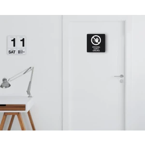 Gift Personel Harici Girilmez Kapı Yönlendirme Levhası