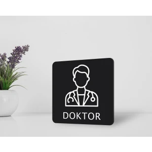 Gift Doktor Kapı Yönlendirme Levhası-1
