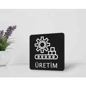 Gift Üretim Kapı Yönlendirme Levhası