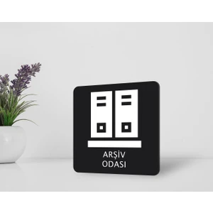 Gift Arşiv Odası Kapı Yönlendirme Levhası