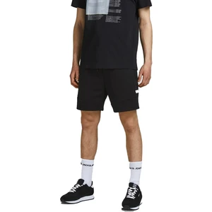 Jack & Jones Jpstaır Sweat Shorts Bex Sn Siyah Erkek Şort 12186750-Black