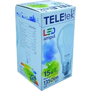 15 W 6500K 1350 Lm Beyaz Işık LED Ampul