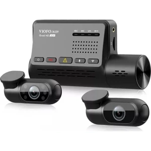 A139 Wifi Gps Modüllü 3 Kameralı Qhd 2k Araç Kamerası