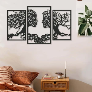 Face's Of Autumn Metal Tablo - Duvar Dekoru