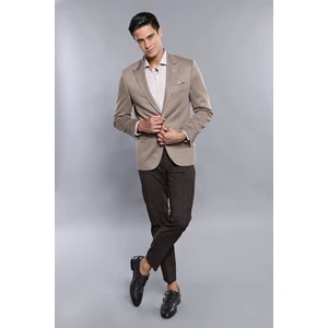Erkek Sivri Yaka Slim Fit Ceket