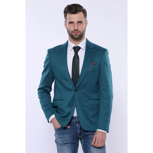 Erkek Sivri Yaka Slim Fit Ceket
