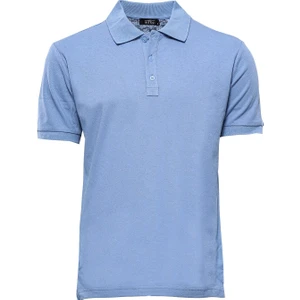 Erkek Slim Fit Polo Yaka Oxford Tişört