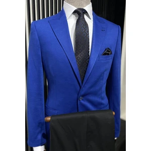 Erkek Sivri Yaka Slim Fit Ceket