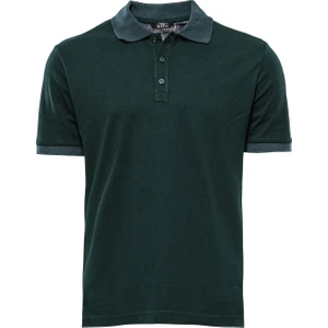 Erkek Slim Fit Polo Yaka Oxford Tişört