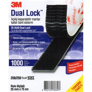3m Tb 3550 Dula Lock Mantar Kafalı Bant