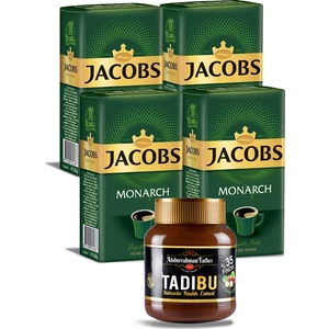 Monarch Filtre Kahve 4 x 500 gr + Tadıbu Kakaolu Fındık Ezmesi 330 gr