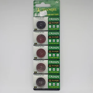 CR2025 3V Lithium Pil - 5 Adet