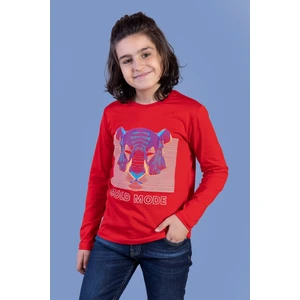 Toontoy Kids Toontoy Erkek Çocuk Kabartma Baskılı Tişört