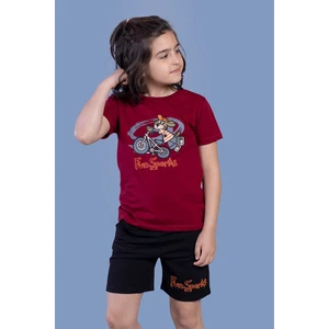 Toontoy Kids Toontoy Erkek Çocuk Bisiklet Süren Köpek Baskılı Takım