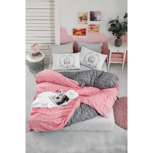 New Home Tek Kişilik Nevresim Takımı Trendy Colors Pembe 1167-05