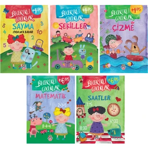 Becerikli Çocuklar Serisi /4-6 Yaş - Okul Öncesi / 5 Kitap / Set / Yağmur Çocuk
