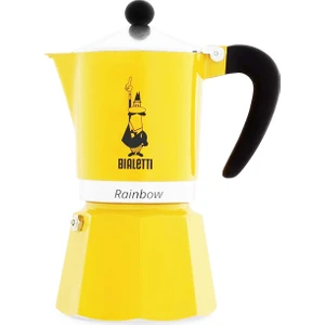 Moka Pot Rainbow 6 Cup Sarı