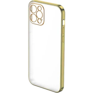 Case 4U Apple iPhone 12 Pro Matte Electroplated TPU Case Altın
