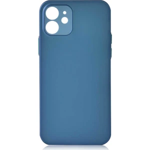 Case 4U Apple iPhone 12 Kılıf ​​​​Slims Kapak Saks Mavi