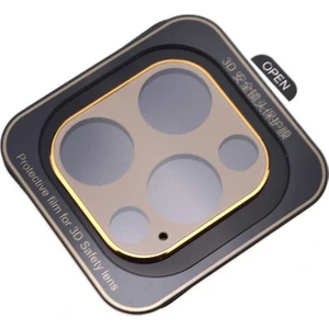 Case 4U Apple iPhone 12 Pro Max Kamera Koruyucu Altın