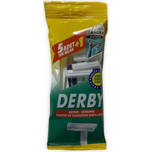 Tek Bıçak 5'li + Derby Samurai 1 Adet