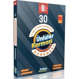 Ünlüler Karması 2021 8. Sınıf LGS T.C. İnkılap Tarihi ve Atatürkçülük 30 Deneme